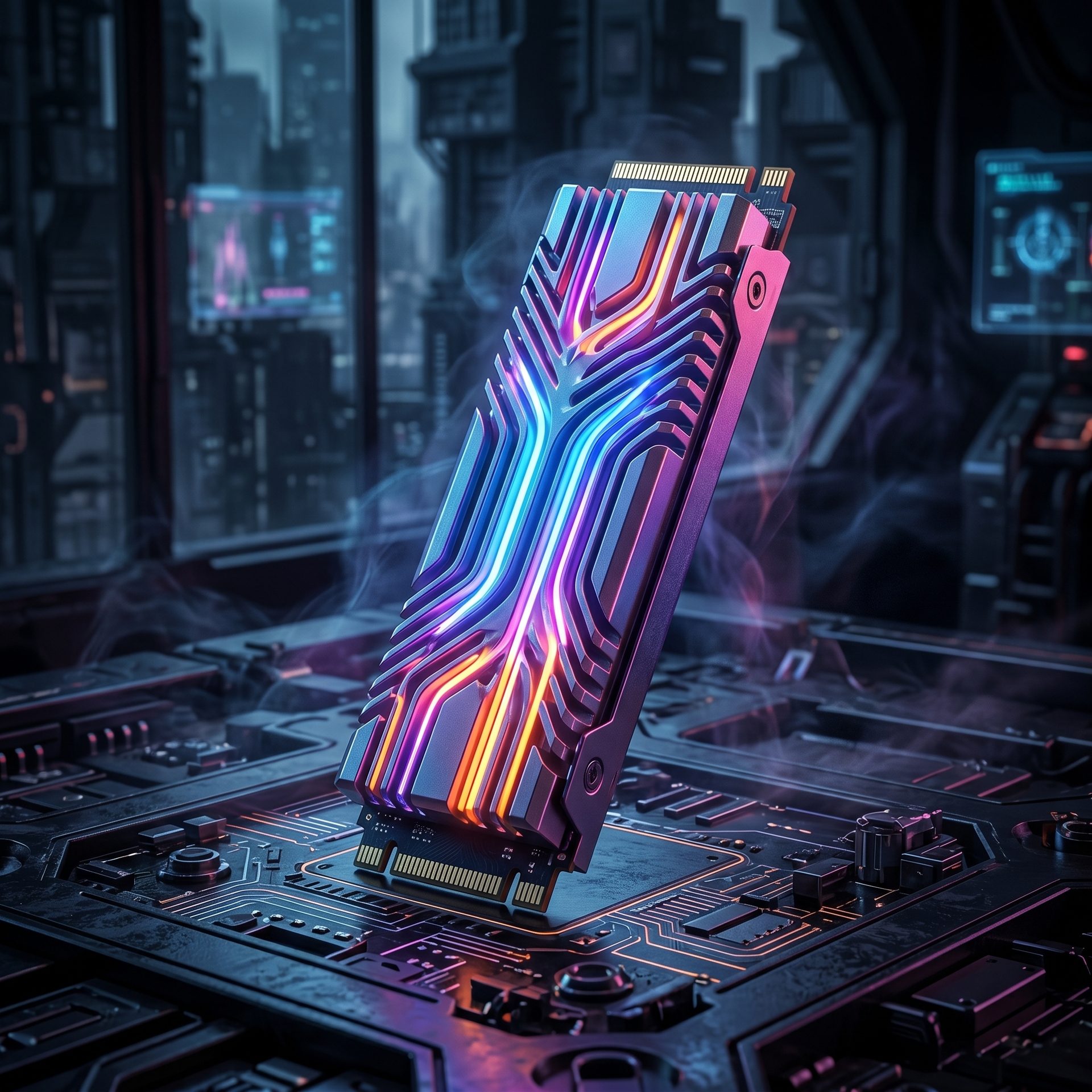 SSD M.2 с радиатором — Кракен